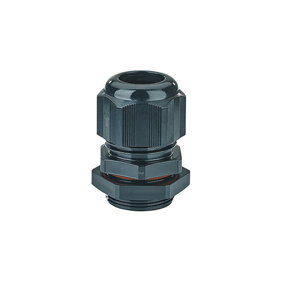HENSEL AXM Series Black Polycarbonate Cable Gland, M32 Thread, 41mm Min, 46mm Max, IP66