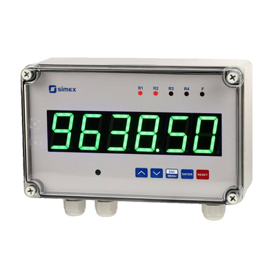 Simex SLIK-638 Counter Counter, 6 Digit, 90Hz, 230 V ac