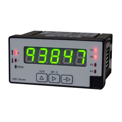 Baumer NE1218 Counter Counter, 5 Digit, 15kHz, 53 V ac, 70 V dc