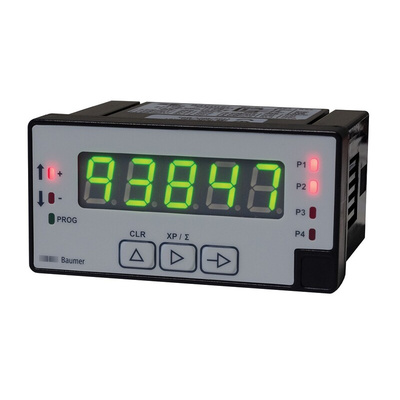 Baumer NE1218 Counter Counter, 5 Digit, 15kHz, 100 → 300 V dc, 85 → 265 V ac