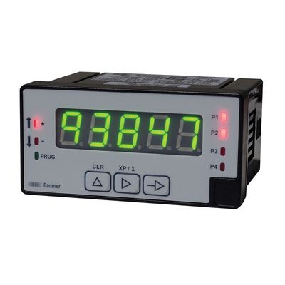 Baumer NE1218 Counter Counter, 5 Digit, 15kHz, 10.5 → 70 V dc, 21 → 53 V ac