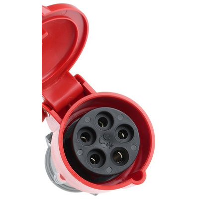 Legrand 16A Red Plastic Industrial Power Socket, IP44