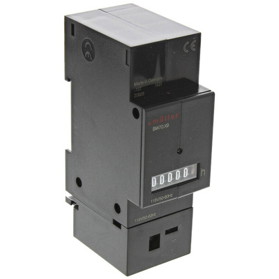 Muller BW70 Hour Meter Counter, 5 Digit, 115 V ac