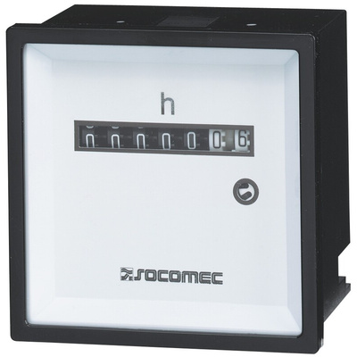 Socomec Counter, 6 Digit, 60Hz, 24 V ac