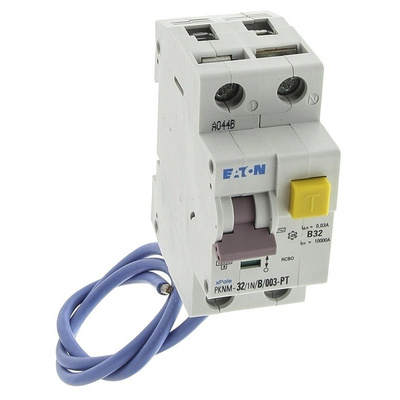 Eaton 1+N Pole Type B Residual Current Circuit Breaker with Overload Protection, 32A Concept, 10 kA