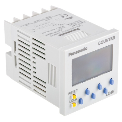 Panasonic Counter, 6 Digit, 60Hz, 12 → 24 V dc
