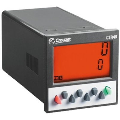 Crouzet CTR48 Counter, 6 Digit, 40kHz, 24 V ac
