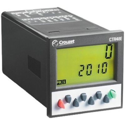 Crouzet CTR48E Counter, 6 Digit, 30 V dc