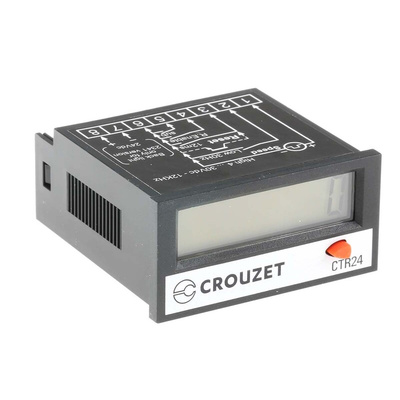 Crouzet CTR24 Counter, 8 Digit, 30 V dc, 260 V ac