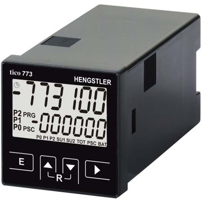 Hengstler TICO 773 Batch Counter, Shift Counter, Tachometer, Timer Counter, 6 Digit, 60kHz, 100 → 240 V ac