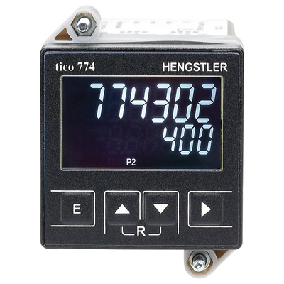 Hengstler TICO 774 Batch Counter, Shift Counter, Tachometer, Timer Counter, 6 Digit, 60kHz, 100 → 240 V ac