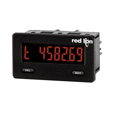 Red Lion CUB5T Hour Meter Counter, 7 Digit, 9 → 28 V dc
