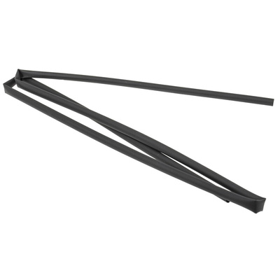 RS PRO Heat Shrink Tubing, Black 6.4mm Sleeve Dia. x 1.2m Length 2:1 Ratio