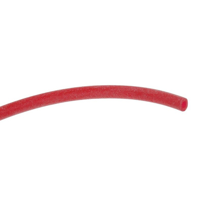 RS PRO Silicone Rubber Red Cable Sleeve, 1mm Diameter, 15m Length