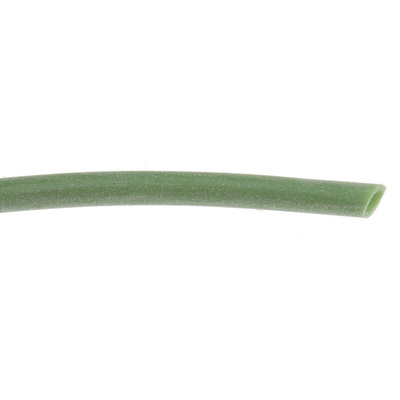 RS PRO Silicone Rubber Green Cable Sleeve, 2mm Diameter, 10m Length