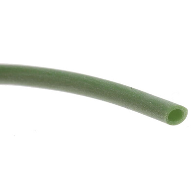 RS PRO Silicone Rubber Green Cable Sleeve, 2mm Diameter, 10m Length