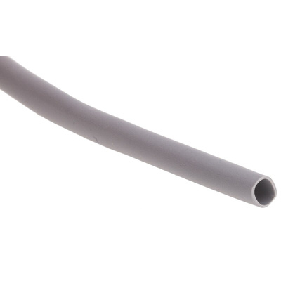 RS PRO PVC Grey Cable Sleeve, 4mm Diameter, 30m Length