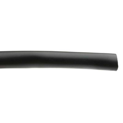 RS PRO PVC Black Cable Sleeve, 10mm Diameter, 10m Length