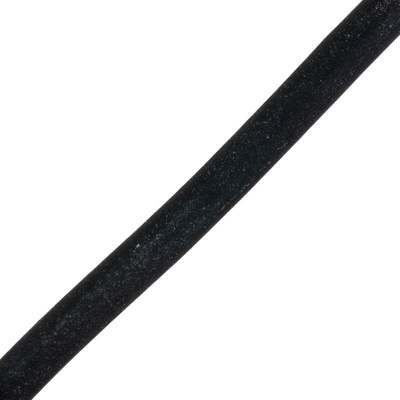 RS PRO Silicone Black Cable Sleeve, 1mm Diameter, 15m Length