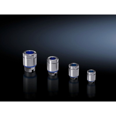 Rittal Cable Gland HD - 2410001 Series Metallic Stainless Steel Cable Gland, M20 Thread, 6mm Min, 12mm Max, IP68