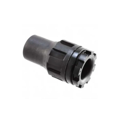 TE Connectivity CES Series Series Black Modified Polyolefin Cable Gland Locknut, 1-3/8-12 UNF Thread, 4.3mm Min, 15.2mm