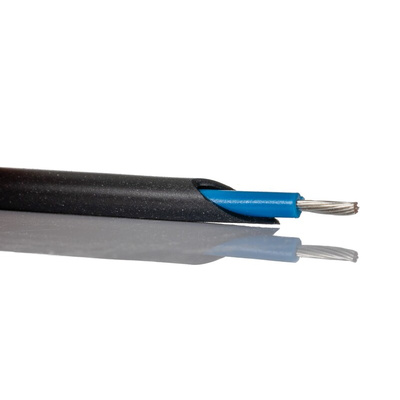 RS PRO Silicone Rubber Black Cable Sleeve, 1.2mm Diameter, 15m Length