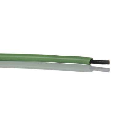 RS PRO Silicone Rubber Green Cable Sleeve, 1.2mm Diameter, 15m Length
