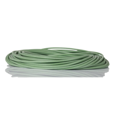 RS PRO Silicone Rubber Green Cable Sleeve, 1.2mm Diameter, 15m Length
