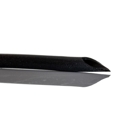 RS PRO Silicone Rubber Black Cable Sleeve, 1.5mm Diameter, 15m Length