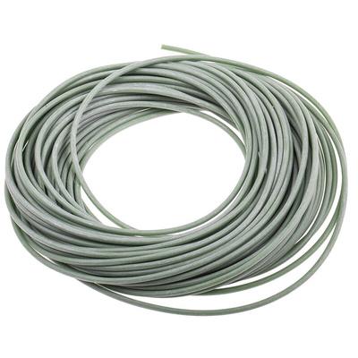 RS PRO Silicone Rubber Green Cable Sleeve, 1.5mm Diameter, 15m Length
