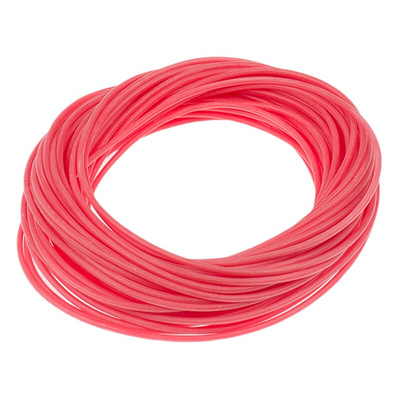 RS PRO Silicone Rubber Red Cable Sleeve, 1.5mm Diameter, 15m Length