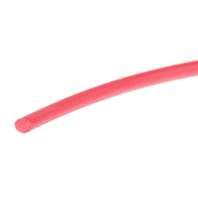 RS PRO Silicone Rubber Red Cable Sleeve, 1.5mm Diameter, 15m Length