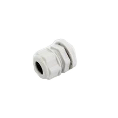 Hammond 1427NCG Series Grey Nylon Cable Gland, M16 Thread, 4mm Min, 8mm Max, IP68