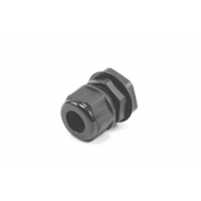 Hammond 1427NCG Series Black Nylon Cable Gland, PG13.5 Thread, 6mm Min, 12mm Max, IP68