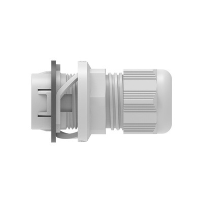 1SNG Series Light Grey PA 6 Cable Gland, PG13.5 Thread, 8mm Min, 17mm Max, IP66, IP68