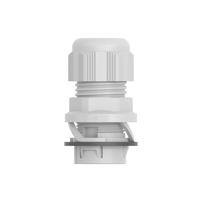 1SNG Series Light Grey PA 6 Cable Gland, PG13.5 Thread, 8mm Min, 17mm Max, IP66, IP68