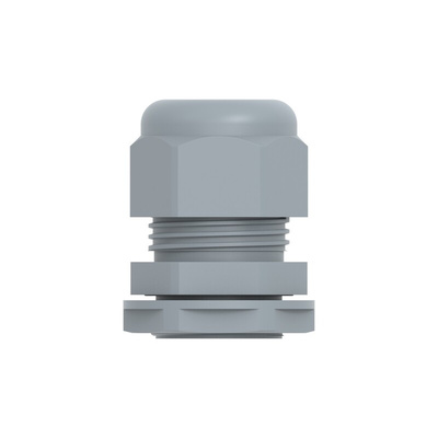 1SNG Series Grey PA 6 Cable Gland, M25 Thread, 11mm Min, 17mm Max, IP66, IP68