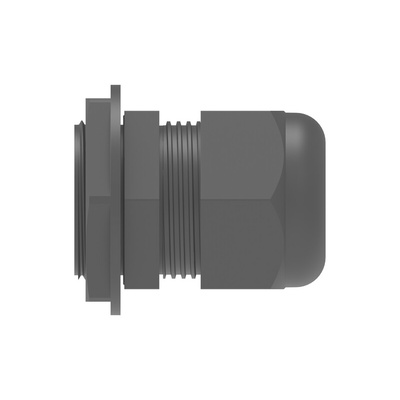 1SNG Series Black PA 6 Cable Gland, M32 Thread, 15mm Min, 21mm Max, IP66, IP68