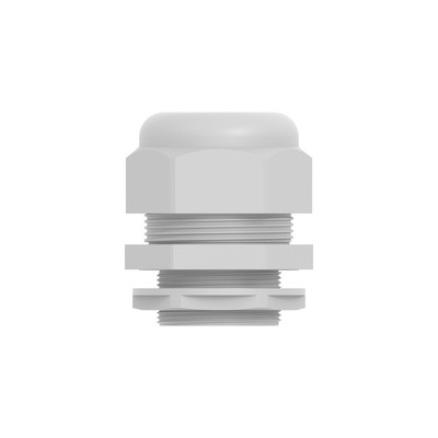 1SNG Series Light Grey PA 6 Cable Gland, M40 Thread, 22mm Min, 32mm Max, IP66, IP68