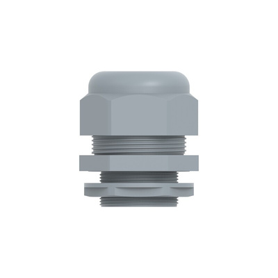 1SNG Series Grey PA 6 Cable Gland, M40 Thread, 22mm Min, 32mm Max, IP66, IP68