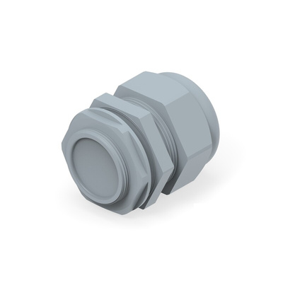 1SNG Series Grey PA 6 Cable Gland, M40 Thread, 22mm Min, 32mm Max, IP66, IP68