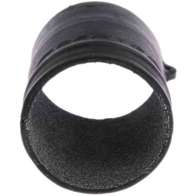 TE Connectivity Straight Black, Fluid Resistant Elastomer Adhesive Lined, 30mm