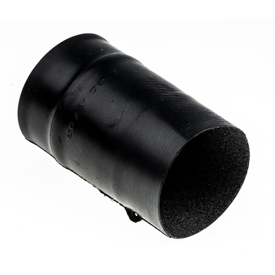 TE Connectivity Straight Black, Fluid Resistant Elastomer Adhesive Lined, 36mm