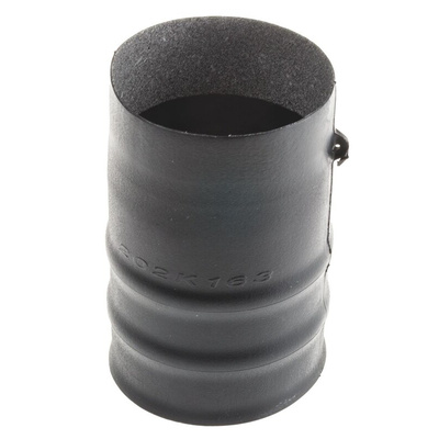 TE Connectivity Straight Black, Fluid Resistant Elastomer Adhesive Lined, 43mm