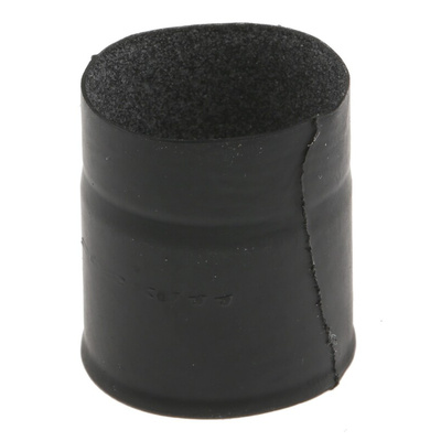 TE Connectivity Straight Black, Fluid Resistant Elastomer Adhesive Lined, 17mm