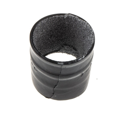 TE Connectivity Straight Black, Fluid Resistant Elastomer Adhesive Lined, 24mm
