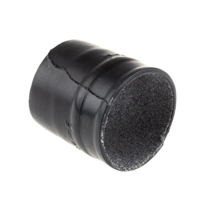 TE Connectivity Straight Black, Fluid Resistant Elastomer Adhesive Lined, 24mm