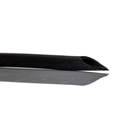 RS PRO Silicone Black Cable Sleeve, 2mm Diameter, 10m Length