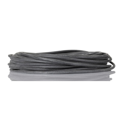 RS PRO Silicone Black Cable Sleeve, 2mm Diameter, 10m Length