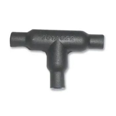 TE Connectivity T Joint Black, Fluid Resistant Elastomer, 26.9mm